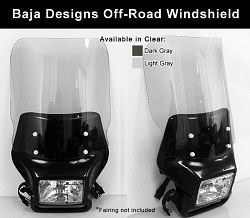 Baja Designs Off-Road Windshield čiré